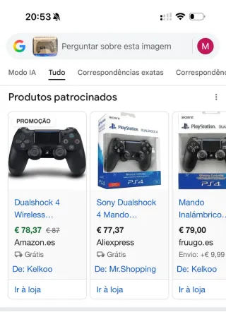 Mando DualShock 4 Inalámbrico PS4 Jet Black