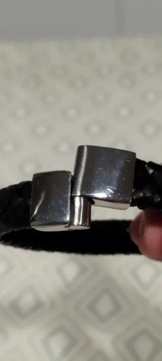 Pulsera Piel Trenzada Hombre