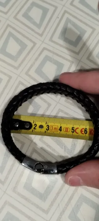 Pulsera Piel Trenzada Hombre
