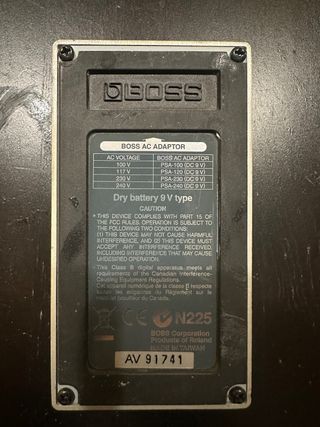 Pedale Boss FBM-1 Fender '59 Bassman