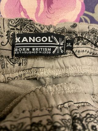 Pantalón chándal gris / beig  Kangol