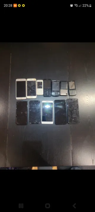 Conjunto 12 Telemóveis Variados