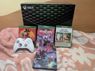 Xbox Series X + Mando Starfield + Juegos