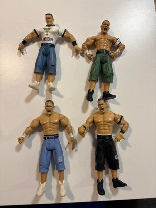 Lote 4 Figuras John Cena Jakks Pacific WWE