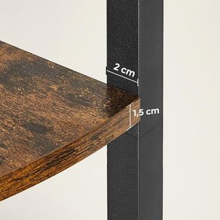 Estantería Esquina 5 Niveles Industrial 129cm VASAGLE LLS801B01