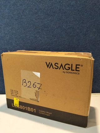 Estantería Esquina 5 Niveles Industrial 129cm VASAGLE LLS801B01