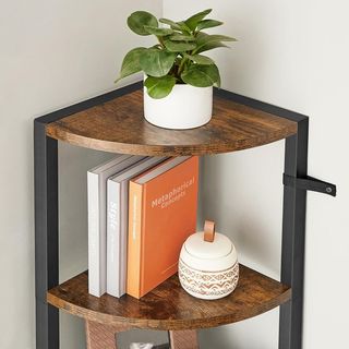 Estantería Esquina 5 Niveles Industrial 129cm VASAGLE LLS801B01