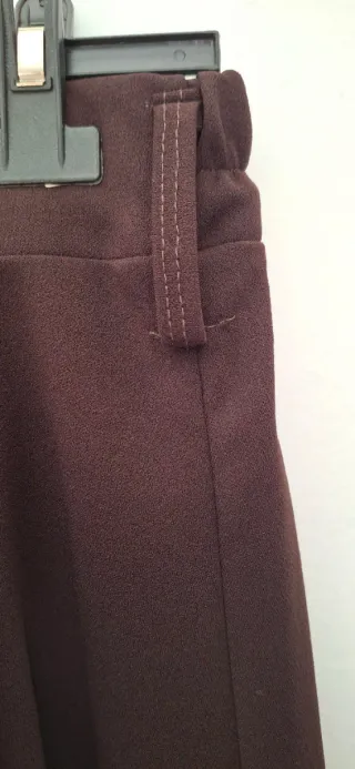 Falda marrón chocolate