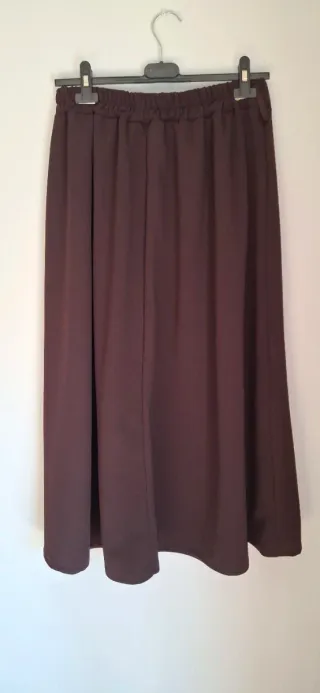 Falda marrón chocolate