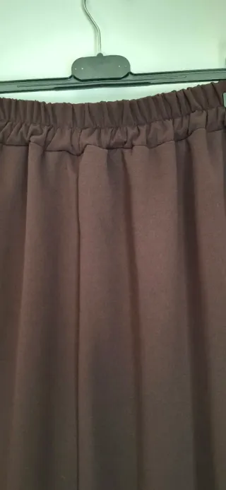 Falda marrón chocolate