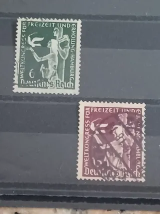 Francobolli Reich 2 pezzi