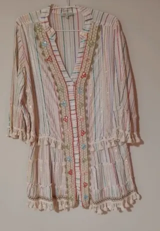 Copricostume tg unica fantasia righe