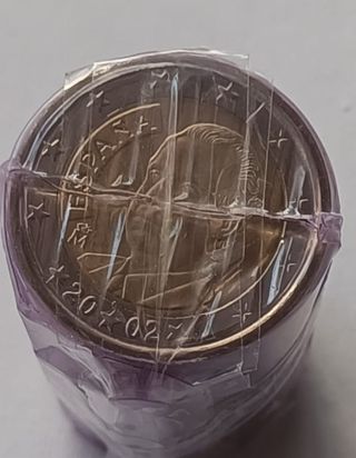 Rollo 25 Monedas 2 Euros 2002 RJCI UNC