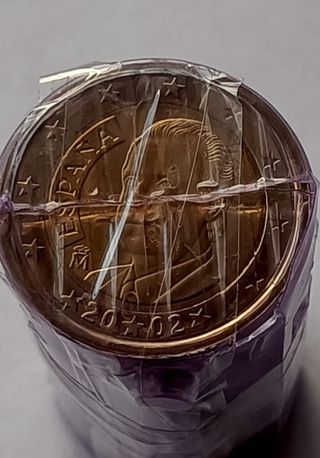 Rollo 25 Monedas 2 Euros 2002 RJCI UNC