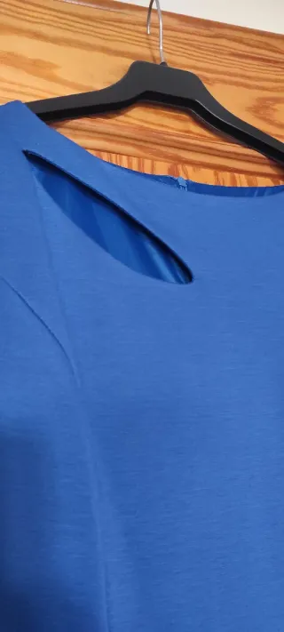 Vestido azul Klein fiesta