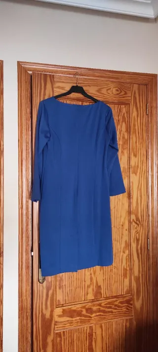 Vestido azul Klein fiesta