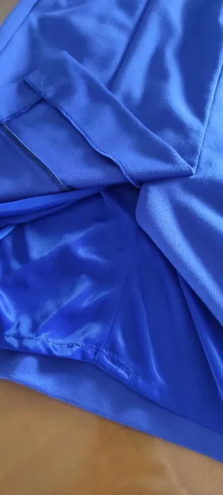 Vestido azul Klein fiesta