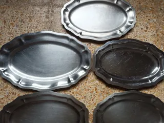 Bandejas Inox para Servir Comida (Set de 6)