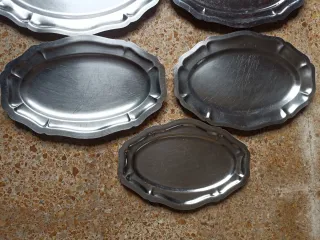 Bandejas Inox para Servir Comida (Set de 6)