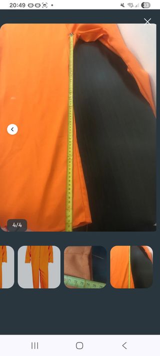 Disfraz de preso para hombre