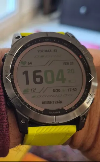 Garmin Fenix 7X Solar 51mm Plata/Amarillo