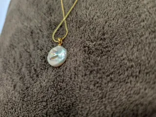 Colgante inicial I con perla y circonitas