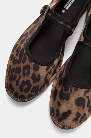 Bailarinas estampado animal print talla 39