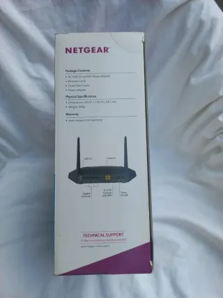 Router WiFi Netgear AC1600 Dual Band Gigabit