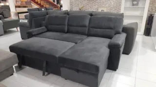 Sofá Cama Gris Emma