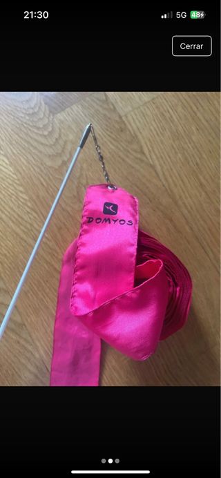 Cinta Gimnasia Rítmica Domyos Rosa