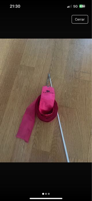 Cinta Gimnasia Rítmica Domyos Rosa