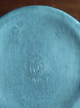 Set 2 Oggetti Vintage Alluminio