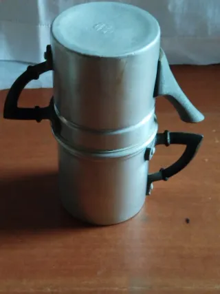 Set 2 Oggetti Vintage Alluminio