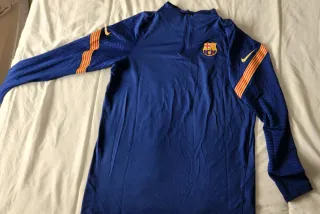 Sudadera entrenamiento Nike FC Barcelona Azul