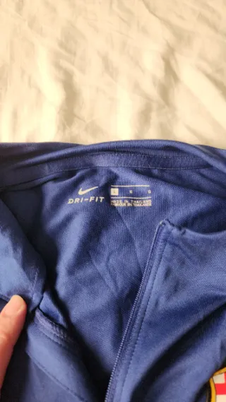 Sudadera entrenamiento Nike FC Barcelona Azul