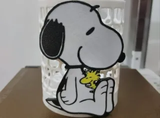 Portapenne Snoopy con Woodstock