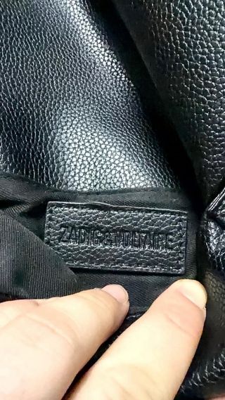 Bolso Zadig & Voltaire negro con cadena