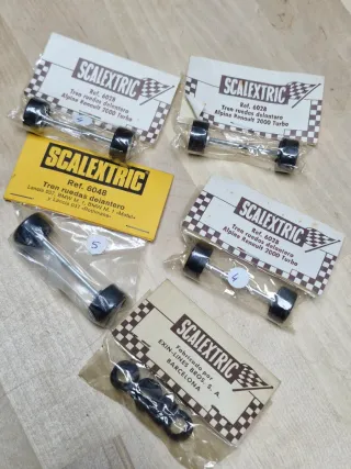 Scalextric lote ejes