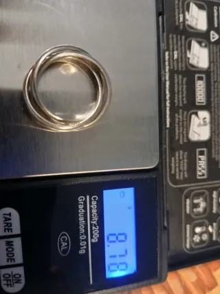 Anillo Plata Entrelazado.