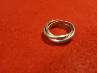 Anillo Plata Entrelazado.