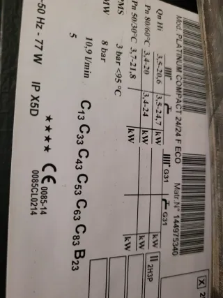 Placa Electrónica Caldera Baxi Roca