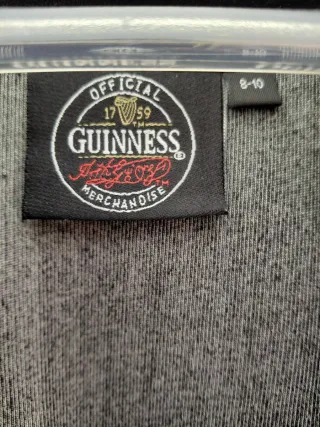 Felpa nera Guinness 8-10 anni