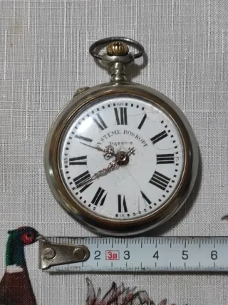 Reloj de bolsillo antiguo Système Roskopf