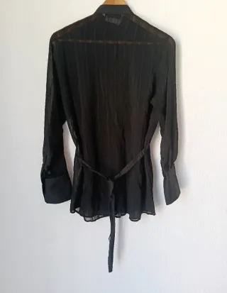 Camisa Zara Pechera Plisada de Zara
