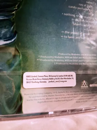 Madonna. 1998. Ray Of Light. Original Precintado.