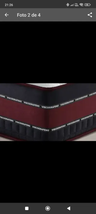 Colchón Naturgrafeno Fresh 28 +/- Visco