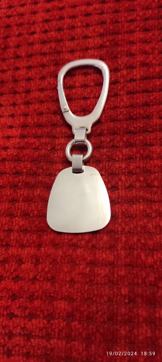 2 Portachiavi in Argento Sterling sono due