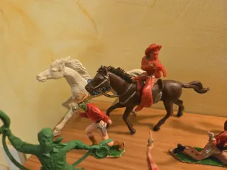 Figuras Cowboys Plástico Años 70