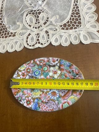 Plato ovalado porcelana China Macao