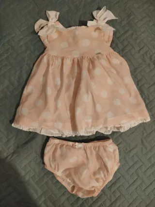 Vestido y braguita Mayoral 2-4 meses